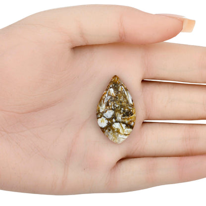 Wild Horse Jasper 32x18.53x5.5 mm Pear Gemstone LS01163-15