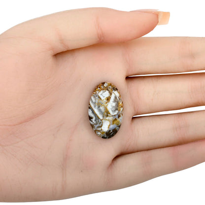 Wild Horse Jasper 27.17x16.7x5.5 mm Oval Gemstone LS01167-15