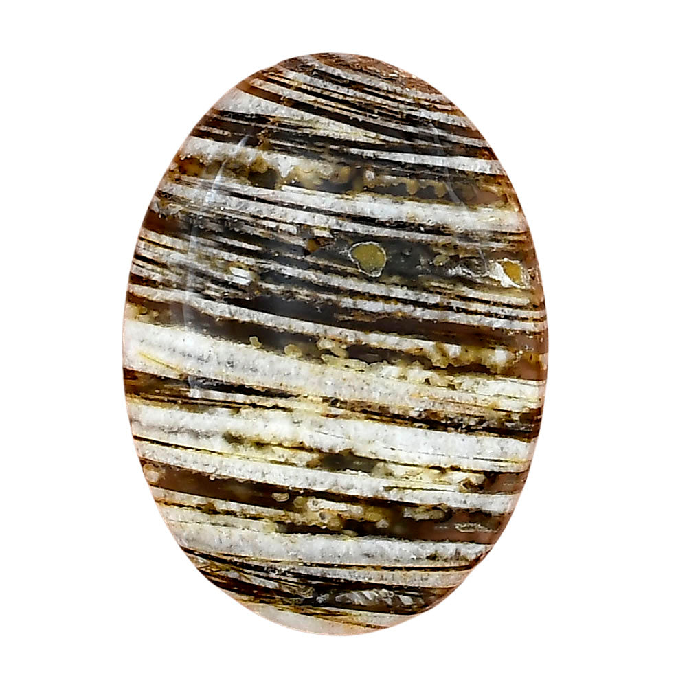 Stick Agate 32.52x24.41x5.7 mm Oval Gemstone LS01190-16