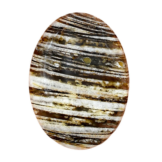 Stick Agate 32.52x24.41x5.7 mm Oval Gemstone LS01190-16