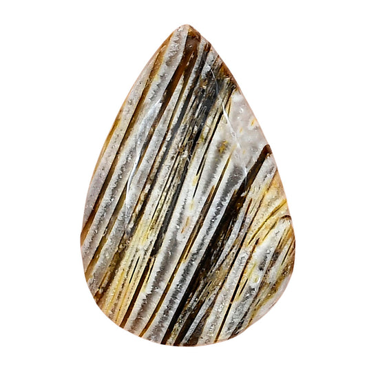 Stick Agate 34.92x23.32x6.5 mm Pear Gemstone LS01192-16
