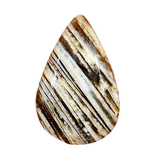 Stick Agate 32.57x21x5.5 mm Pear Gemstone LS01198-16
