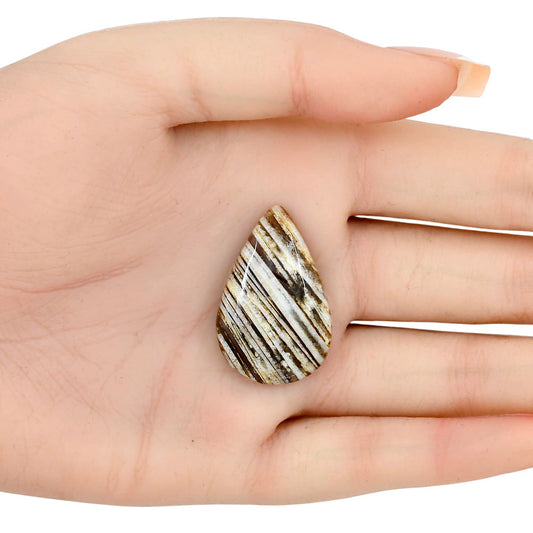 Stick Agate 32.57x21x5.5 mm Pear Gemstone LS01198-16