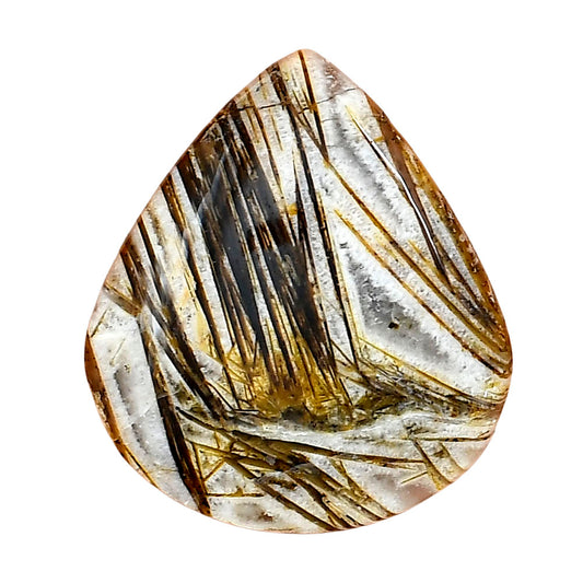 Stick Agate 31.75x28x5 mm Pear Gemstone LS01199-16