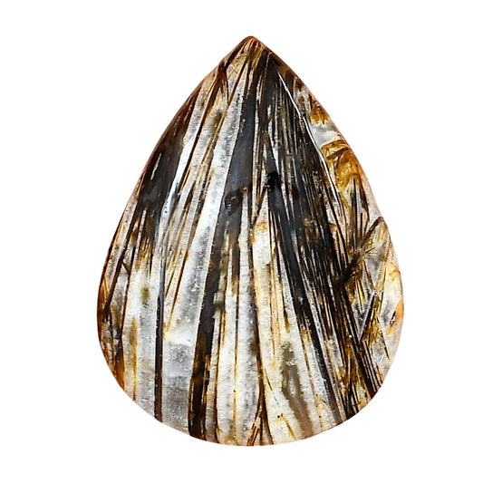 Stick Agate 36x27x5.7 mm Pear Gemstone LS01200-16