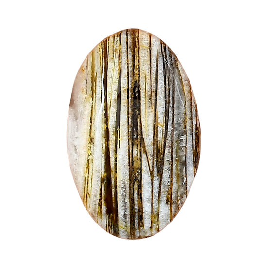 Stick Agate 32.25x20.44x5 mm Oval Gemstone LS01202-16