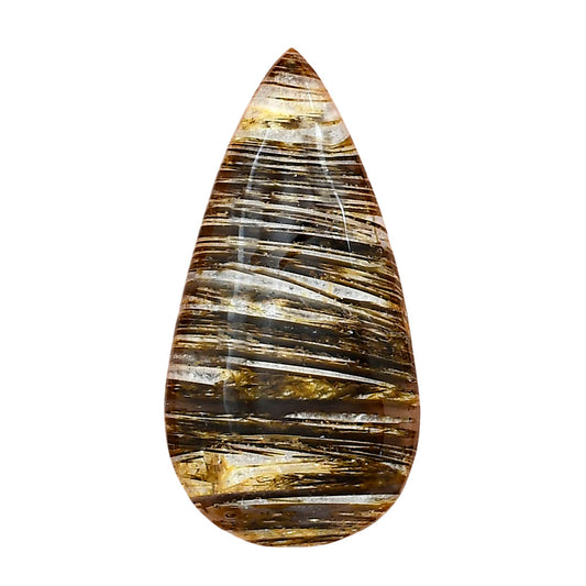 Stick Agate 38.57x19.7x5.8 mm Pear Gemstone LS01204-16