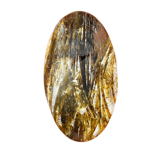 Stick Agate 33x18.68x5.6 mm Oval Gemstone LS01211-16
