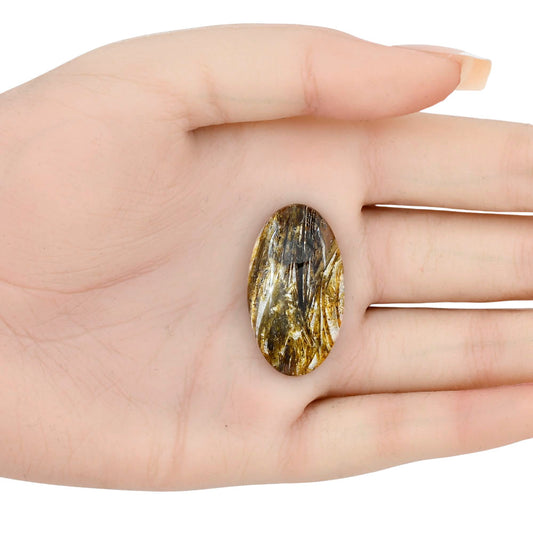 Stick Agate 33x18.68x5.6 mm Oval Gemstone LS01211-16