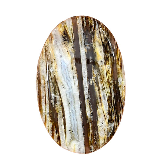 Stick Agate 34.5x22.26x5 mm Oval Gemstone LS01212-16