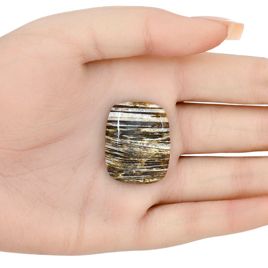Stick Agate 29.9x23.41x5.7 mm Cushion Gemstone LS01221-16