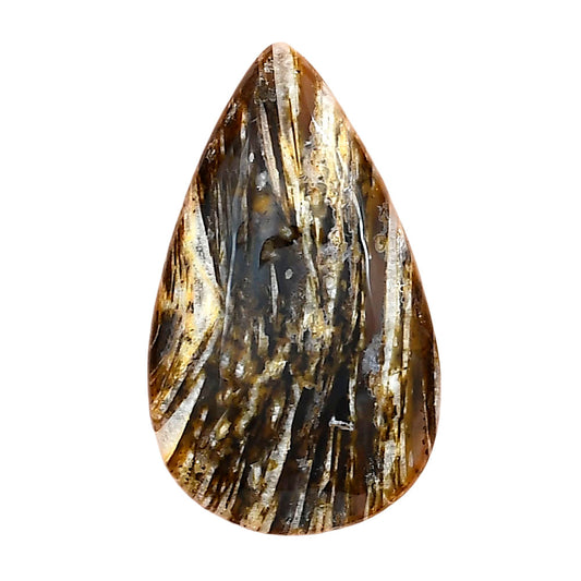 Stick Agate 32.6x19.34x6.5 mm Pear Gemstone LS01222-16