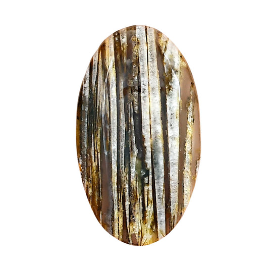 Stick Agate 33.32x18.91x5 mm Oval Gemstone LS01223-16