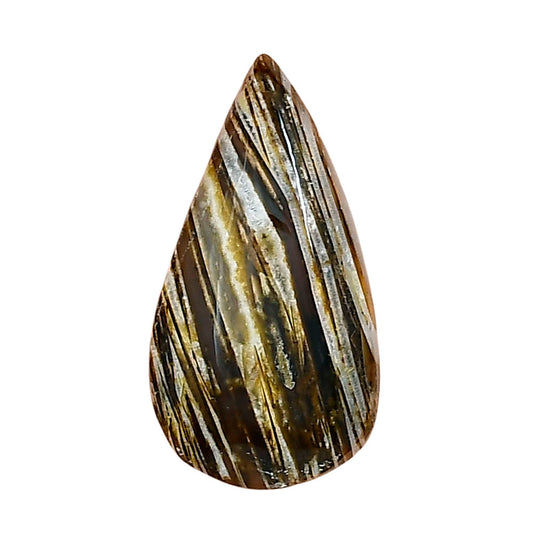 Stick Agate 27.38x14.52x6 mm Pear Gemstone LS01228-16