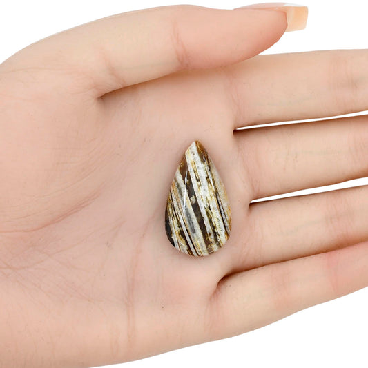 Stick Agate 30.24x17.39x6 mm Pear Gemstone LS01230-16