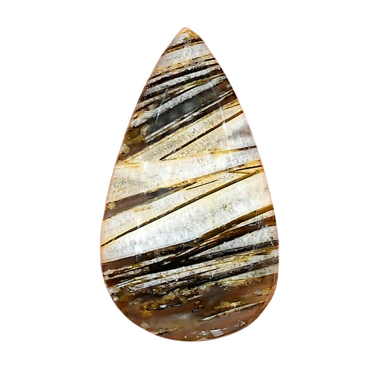 Stick Agate 33.9x19.26x6 mm Pear Gemstone LS01235-16