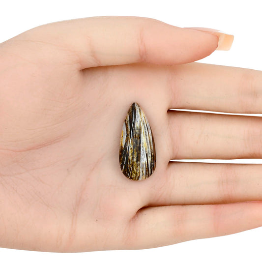 Stick Agate 29.7x14.24x5.3 mm Pear Gemstone LS01237-16