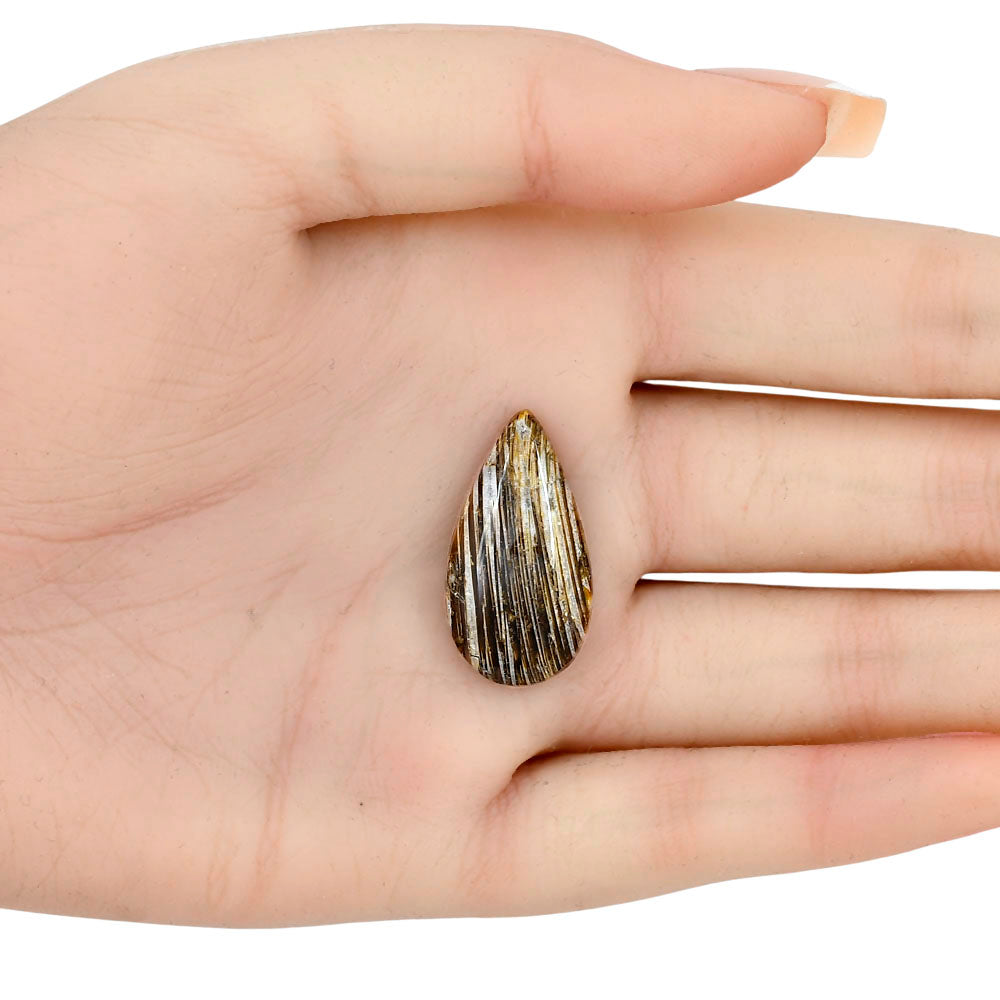 Stick Agate 27.38x14.6x5 mm Pear Gemstone LS01238-16