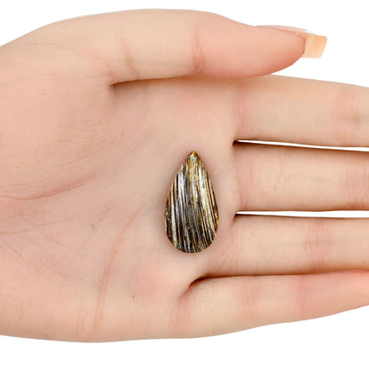 Stick Agate 27.38x14.6x5 mm Pear Gemstone LS01238-16