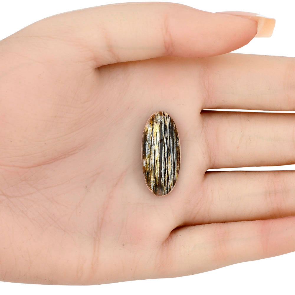 Stick Agate 26.83x12.13x6 mm Oval Gemstone LS01245-16