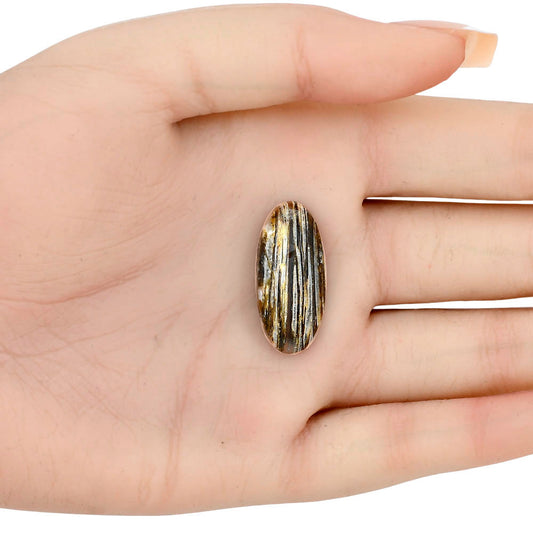Stick Agate 26.83x12.13x6 mm Oval Gemstone LS01245-16