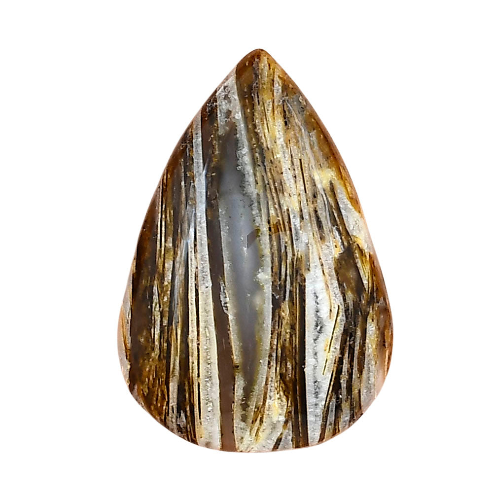 Stick Agate 31.64x21.66x6.4 mm Pear Gemstone LS01247-16