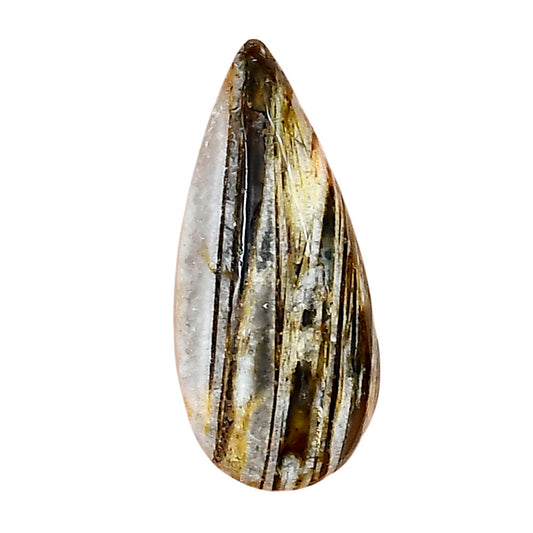 Stick Agate 27.3x12.34x6 mm Pear Gemstone LS01249-16