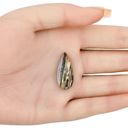 Stick Agate 27.3x12.34x6 mm Pear Gemstone LS01249-16