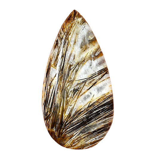 Stick Agate 37.17x19.17x5.7 mm Pear Gemstone LS01250-16