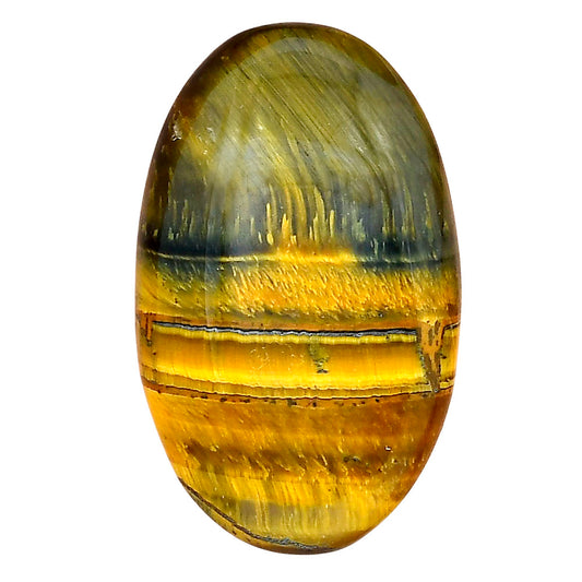 Blue Tiger Eye 36.3x22.2x6.5 mm Oval Gemstone LS01252-17