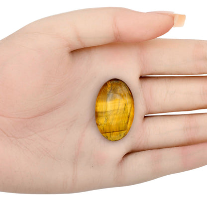 Blue Tiger Eye 30.7x19.2x5.5 mm Oval Gemstone LS01255-17