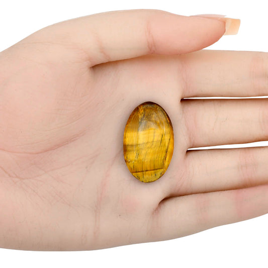 Blue Tiger Eye 30.7x19.2x5.5 mm Oval Gemstone LS01255-17