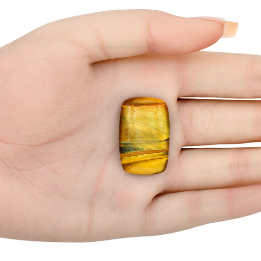 Blue Tiger Eye 30.1x19.7x5.5 mm Cushion Gemstone LS01257-17