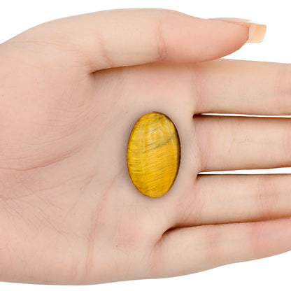 Blue Tiger Eye 28x17.7x5 mm Oval Gemstone LS01260-17