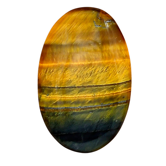 Blue Tiger Eye 28.3x18.1x5 mm Oval Gemstone LS01269-17