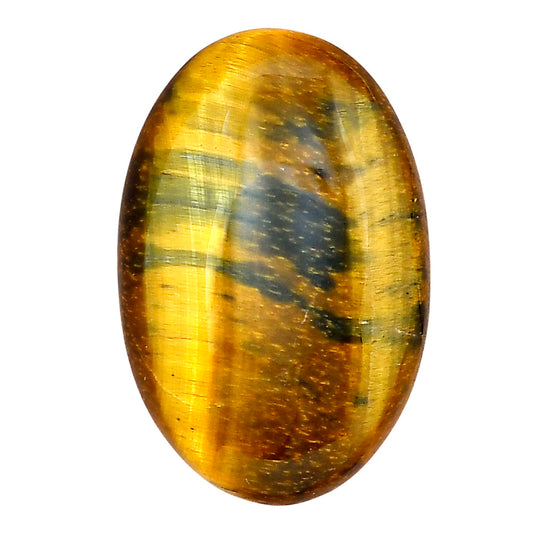 Blue Tiger Eye 32.7x21.45x7 mm Oval Gemstone LS01277-17