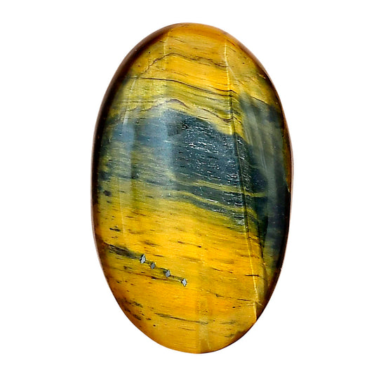 Blue Tiger Eye 33.6x20.5x6.5 mm Oval Gemstone LS01285-17