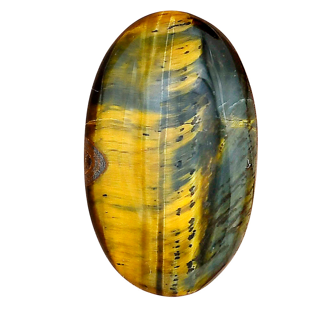 Blue Tiger Eye 32x19.4x6 mm Oval Gemstone LS01291-17