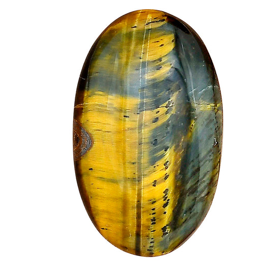 Blue Tiger Eye 32x19.4x6 mm Oval Gemstone LS01291-17