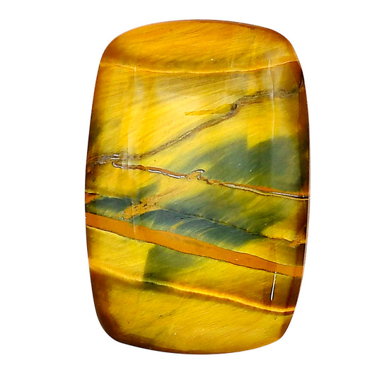 Blue Tiger Eye 31.4x21.1x6 mm Baguette Gemstone LS01294-17