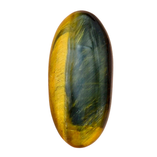Blue Tiger Eye 29.4x14x6.5 mm Oval Gemstone LS01298-17
