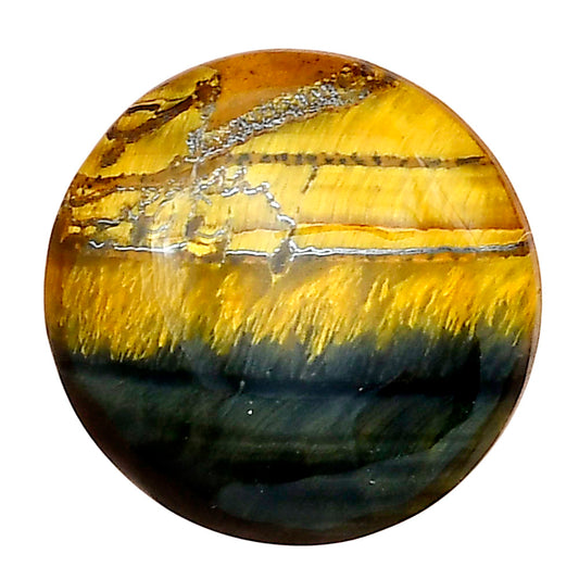Blue Tiger Eye 22.75x22.75x5.5 mm Round Gemstone LS01299-17