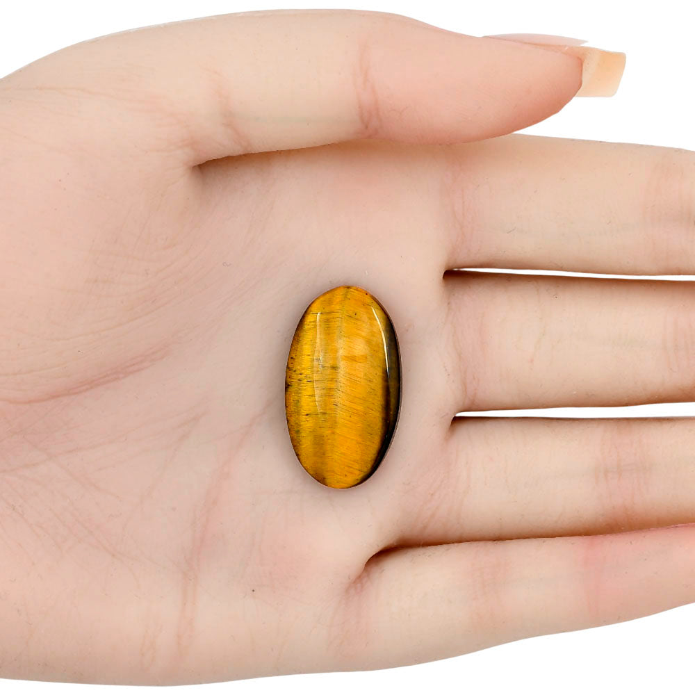 Blue Tiger Eye 27x15.6x5 mm Oval Gemstone LS01309-17