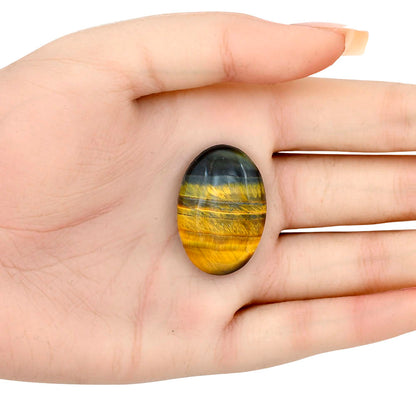 Blue Tiger Eye 31.6x21.7x7 mm Oval Gemstone LS01313-17