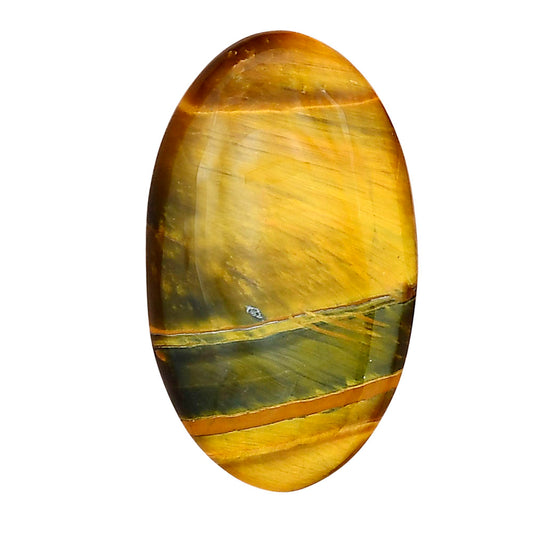 Blue Tiger Eye 33x19.4x5.5 mm Oval Gemstone LS01318-17