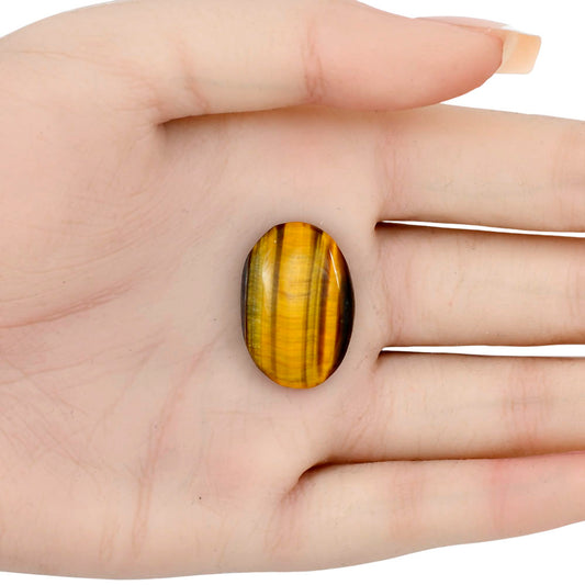 Blue Tiger Eye 25.2x17.4x5.5 mm Oval Gemstone LS01319-17