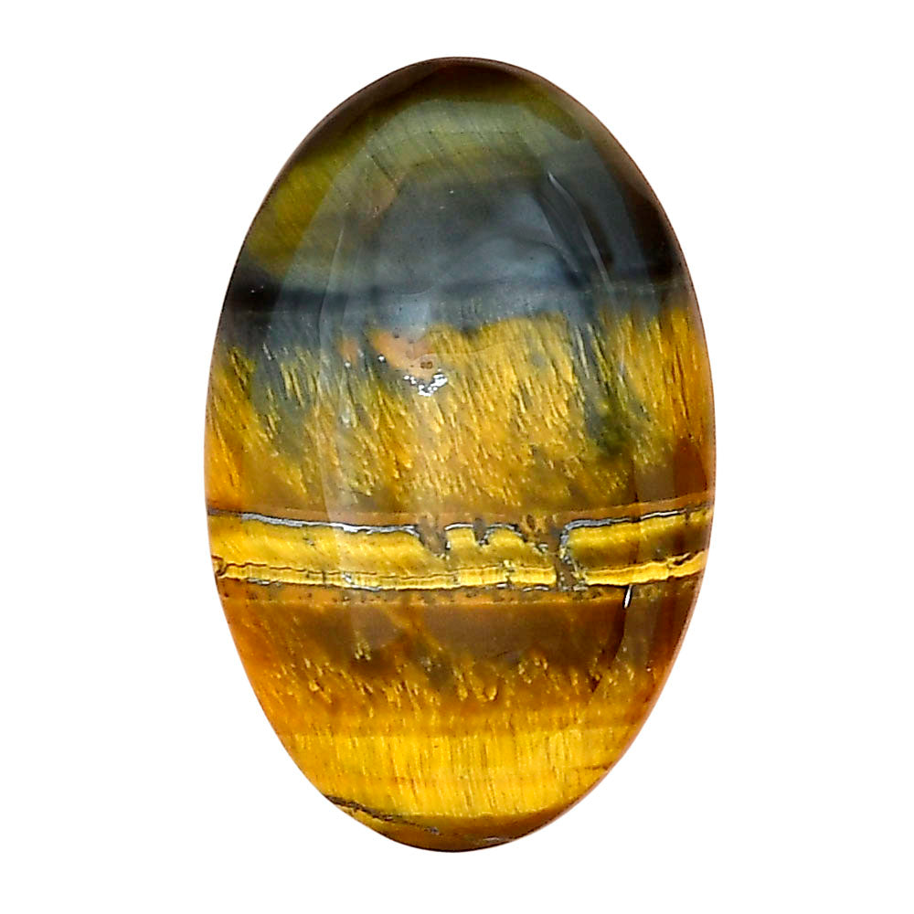 Blue Tiger Eye 29x18.7x6 mm Oval Gemstone LS01323-17