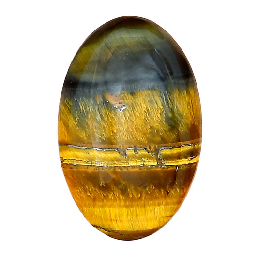 Blue Tiger Eye 29x18.7x6 mm Oval Gemstone LS01323-17