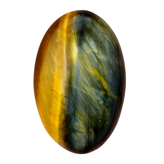 Blue Tiger Eye 29.15x18.65x6.5 mm Oval Gemstone LS01324-17