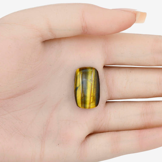 Blue Tiger Eye 23x14.3x6.7 mm Baguette Gemstone LS01327-17